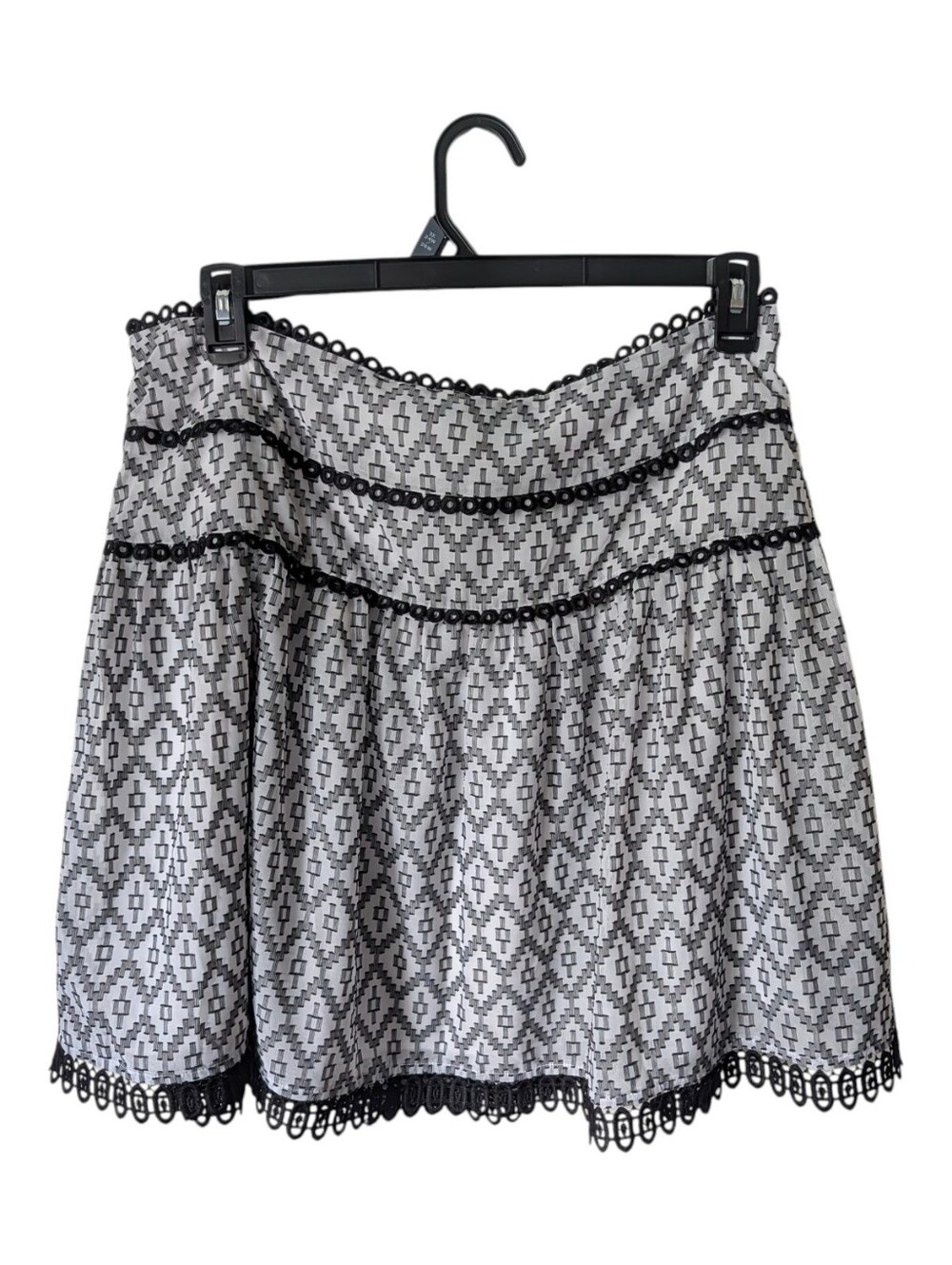 Ryegrass Tiered Black And White Skirt Size 14